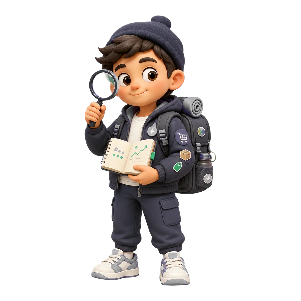 Mascotte Gspy avec un carnet de signaux pour le plan Pro